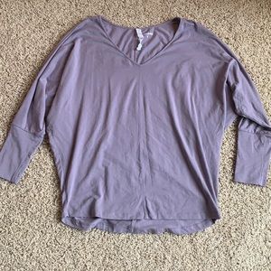 Manduka purple yoga top